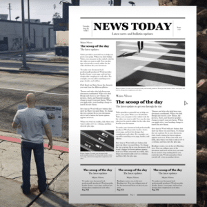 Newspaper / Jornal Comic Books Script