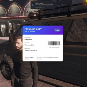 Advanced Parking Meter System GTA RP FIVEM