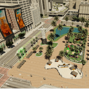 PRAÇA CONCEITO ABERTO GTA RP FIVEM