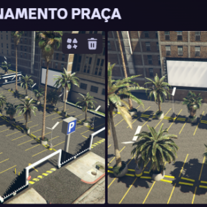 ESTÁCIONAMENTO DA PRAÇA GTA RP FIVEM