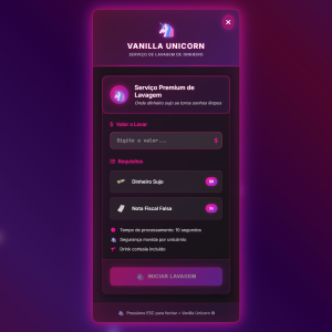 Sistema de Lavagem de Dinheiro Vanilla Unicorn para FiveM – Roleplay Realista e Automatizado