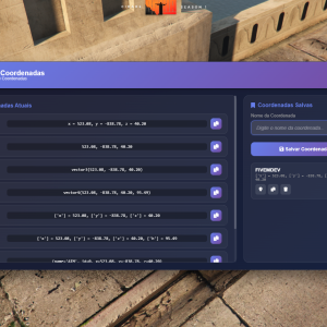 Sistema de Coordenadas Avançado para FiveM – INOVAÇÃO / Advanced Coordinate System - BY HIDEKI