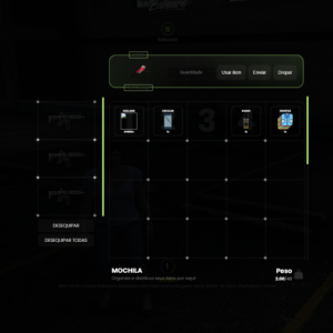 INVENTÁRIO DO BALNEÁRIO ROLEPLAY GTA RP FIVEM