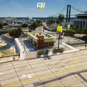 MCDONALDS NOVO MAPA GTA RP FIVEM