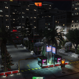 Garagem da Praça tema de NATAL / Holiday Square Garage MLO GTA RP FIVEM