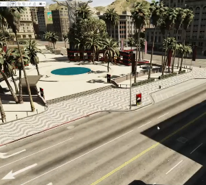 PRAÇA COM TEMA RJ PARA GTA RP FIVEM